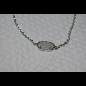 Elaina Silver Adjustable Bracelet Iridescent Drusy